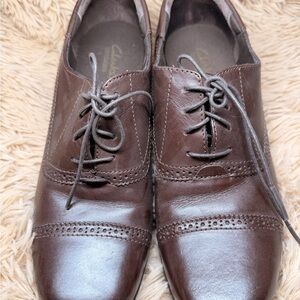 Clark’s Brown Heeled Booties